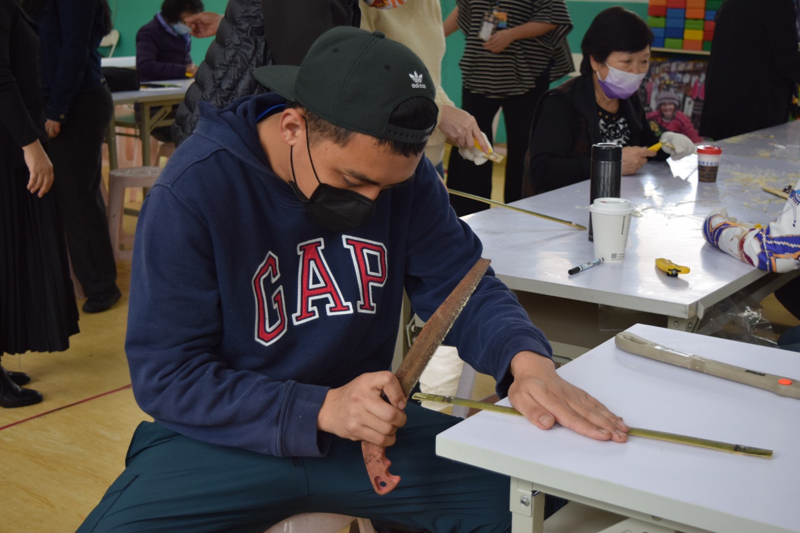 3月6日織的對話課程，介紹泰雅族傳統地織機的文化與製作。